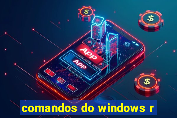 comandos do windows r